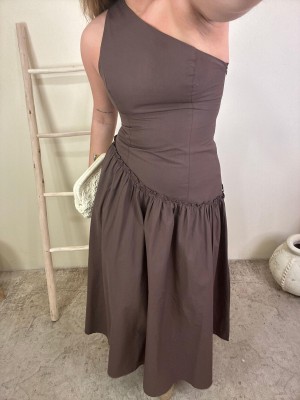 Vestido marrom Tijuana