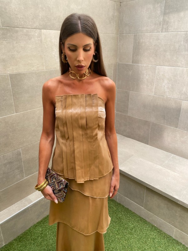 Conjunto Nasau em cobre e ouro