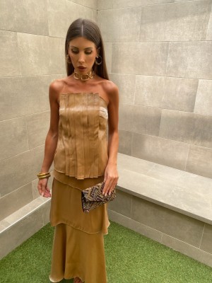 Conjunto Nasau em cobre e ouro