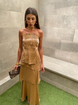 Conjunto Nasau em cobre e ouro