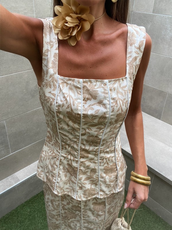 Conjunto Alcázar Bege