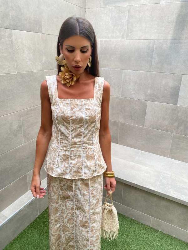 Conjunto Alcázar Bege