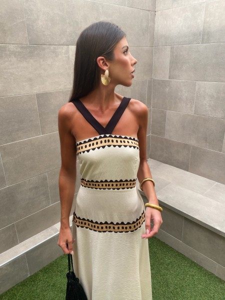 Robe crème Mykonos 2