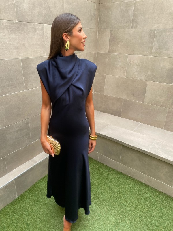 Vestido Naibiri Azul Marino