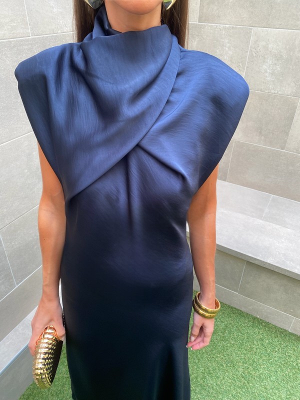 Naibiri Navy Blue Dress