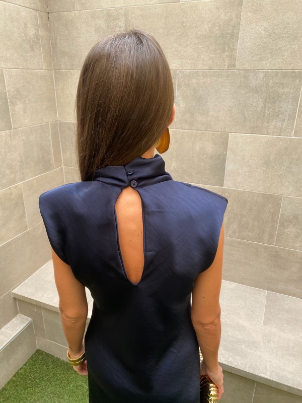 Vestido Naibiri Azul Marino