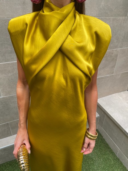 Robe moutarde Naibiri 2