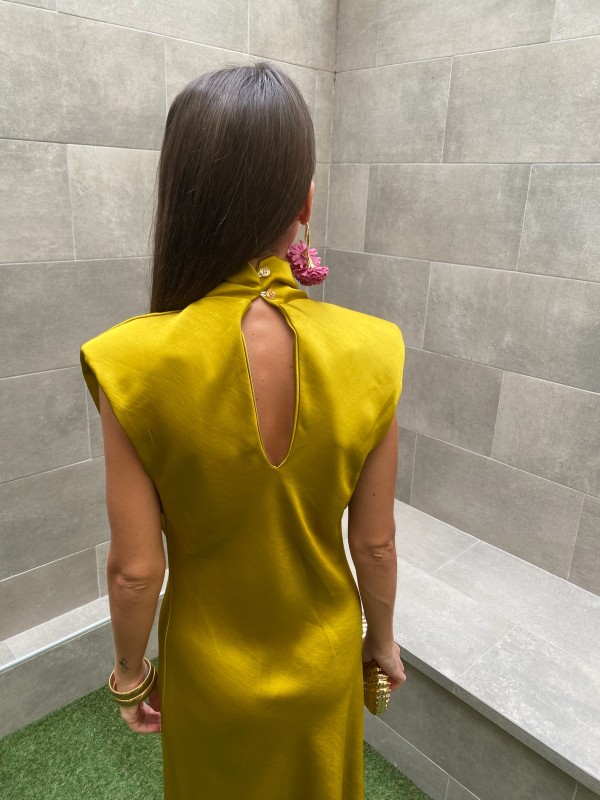 Vestido Naibiri Mostarda