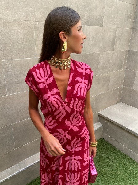 Abito rosso/rosa di Riquelme 2