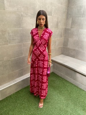 Riquelme Red/Pink Dress