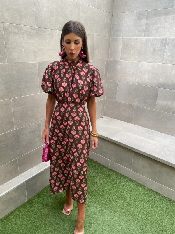 Moraleja Brown Dress