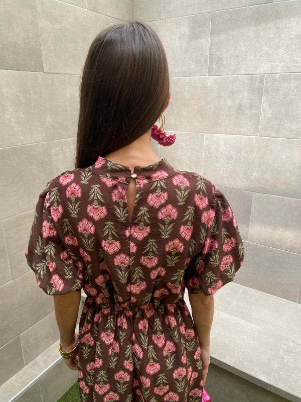 Moraleja Brown Dress
