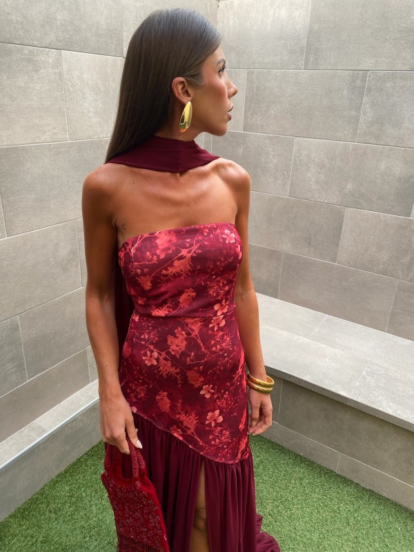 Vestido Brava Wine