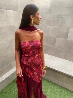 Vestido Brava Wine
