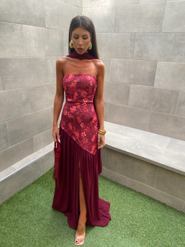 Vestido Brava Wine