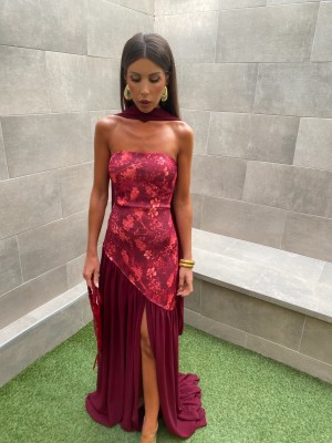 Vestido Brava Wine