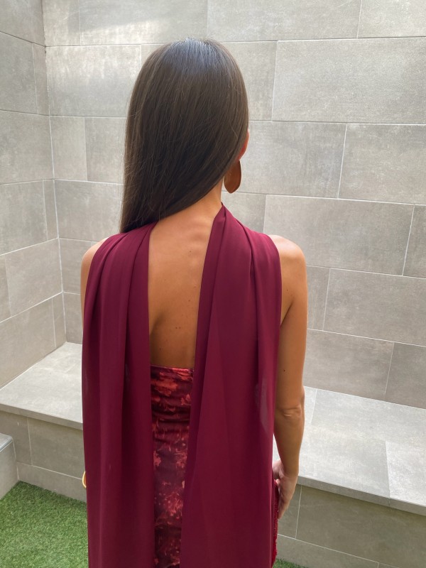 Vestido Brava Wine