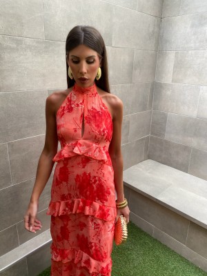 Salmon Sarajevo Dress