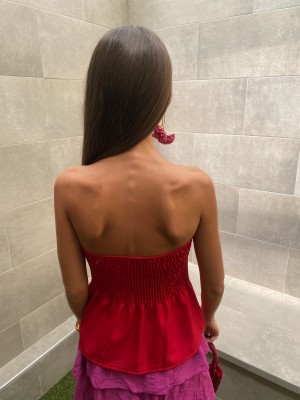 Set drammatico rosso/rosa