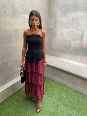 Black/Wine Drama Set