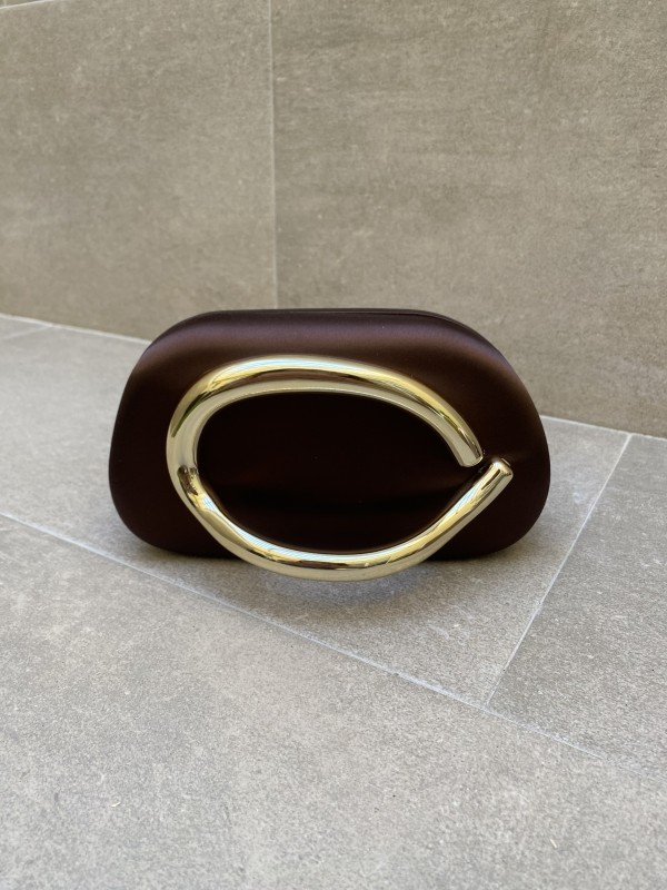 Satin Rim Clutch (Various Colors)