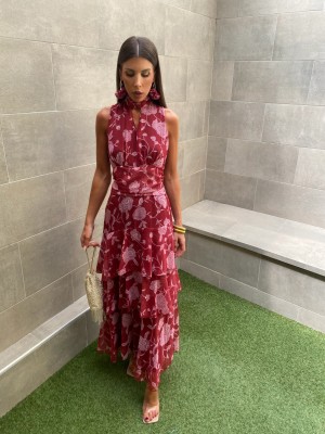 Vestido Luciana Wine