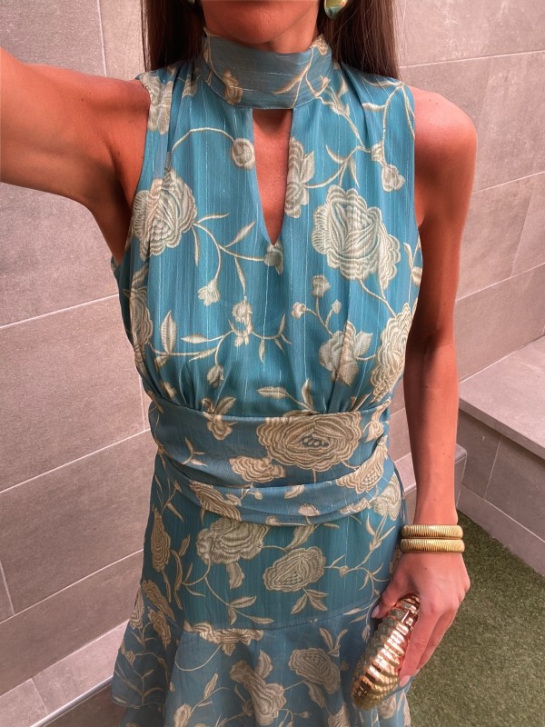 Luciana Aquamarine Dress