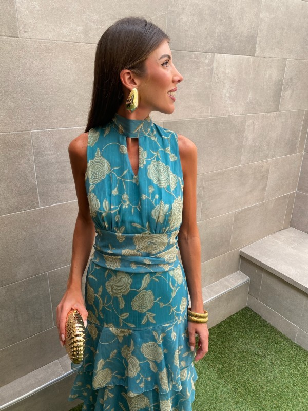 Vestido Luciana Aquamarine