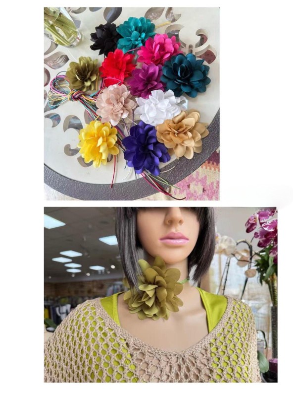 Gargantilla Flor (Varios Colores)