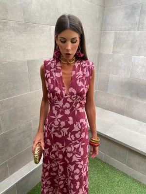Vestido Pureza Vino