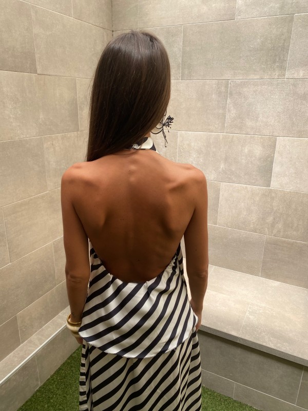 Conjunto López Preto/Creme