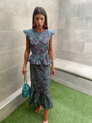 Conjunto Poppi Verde Água