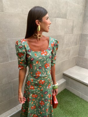 Conjunto Amarilis Verde