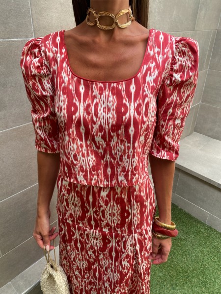 Conjunto Malasia Rojo