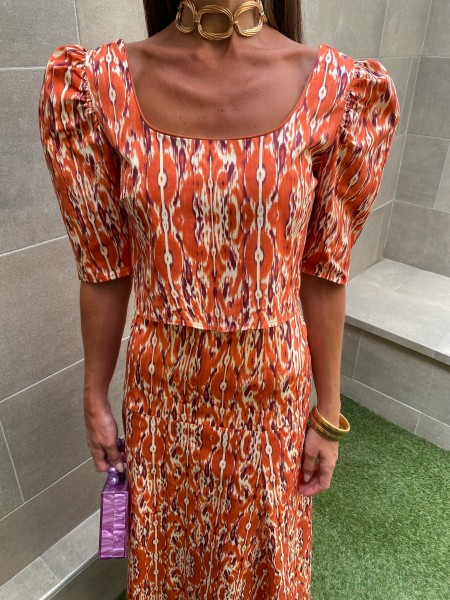 Conjunto Malasia Naranja