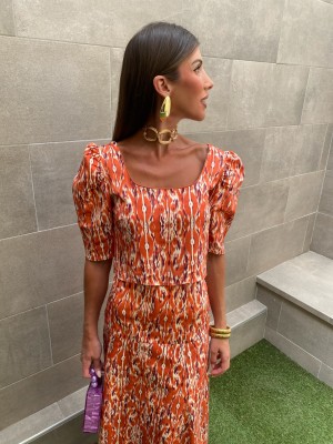 Conjunto Malasia Naranja