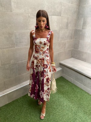 Robe crème Amarante