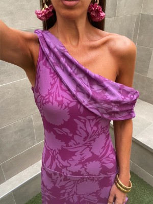 Vestido Misoula Bougainvillea