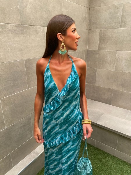 Vestido Thalassa Turquesa 2