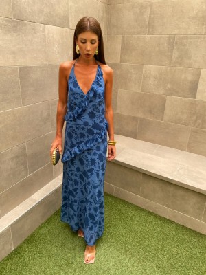 Robe bleue Linkia