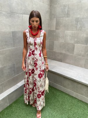 Vestido Oriol Vermelho