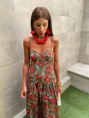 Vestido verde Mondrian