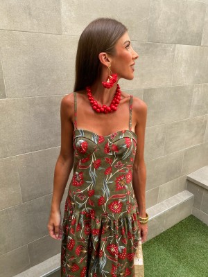 Vestido Mondrián Verde