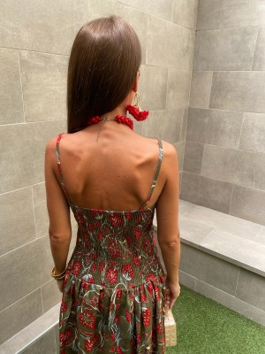 Green Mondrian Dress