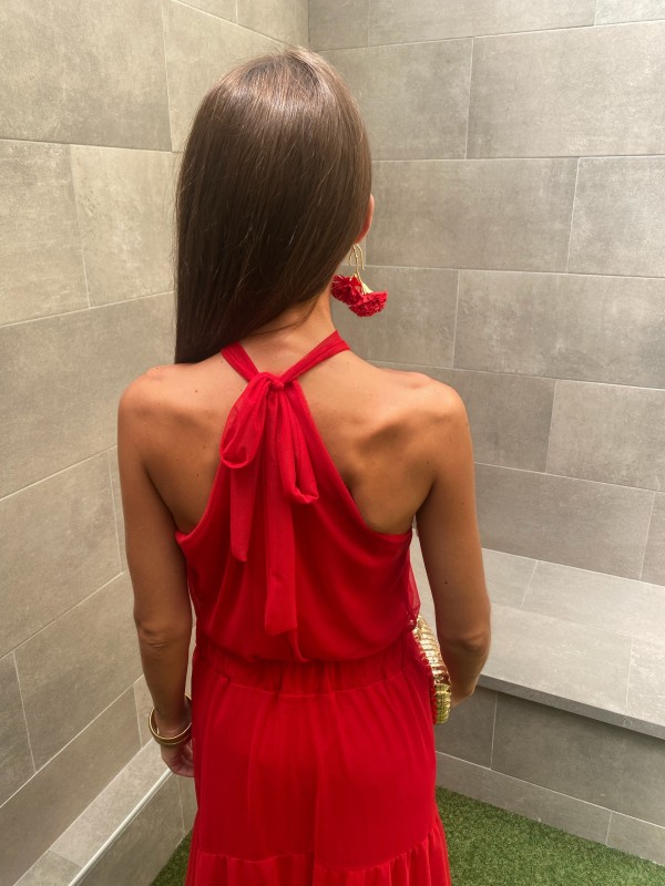 Conjunto Makandé Vermelho Liso