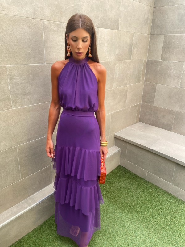 Conjunto Makandé Liso Morado