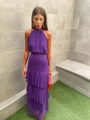 Makandé Plain Purple Set