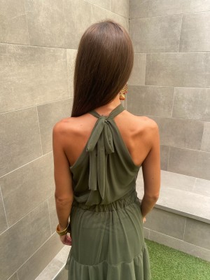 Conjunto Makandé Liso Oliva