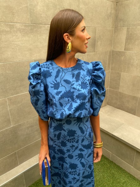 Vestido Gardenia Azul