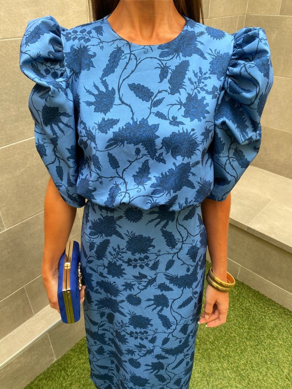 Vestido Gardenia Azul